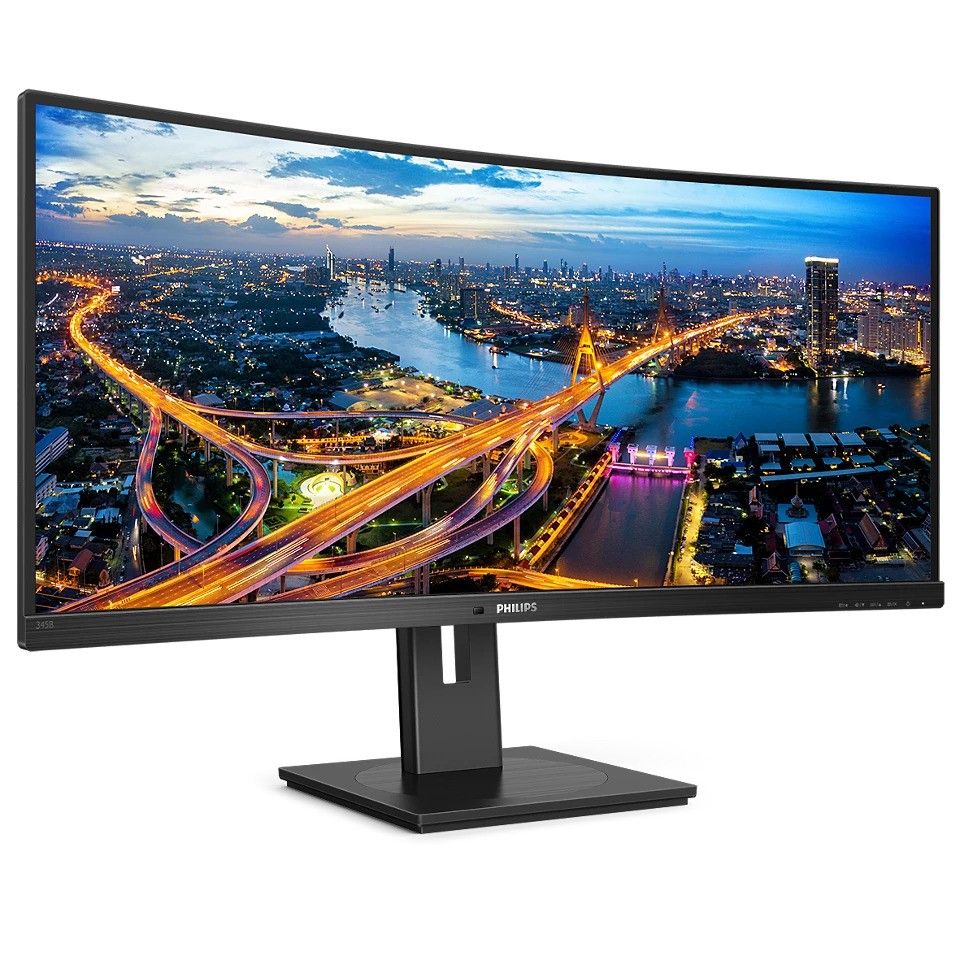 Philips B Line 34" Wide Quad HD Curved Monitor 100Hz Built In Speakers