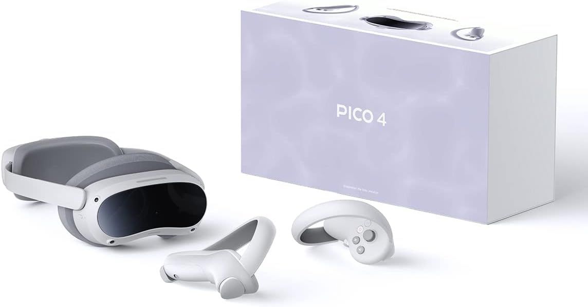 PICO 4 VR Headset Snapdragon XR2 8GB RAM 256GB Storage PICO OS White
