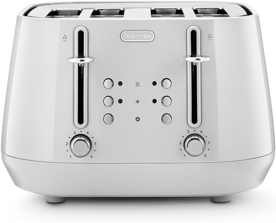 De'Longhi Eclettica 4 Slot Toaster CTY4003.W - White