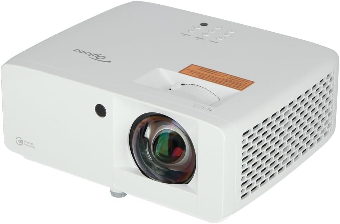 Optoma UHZ35ST 4K Ultra HD Laser Projector Short Throw up to 240Hz Refresh
