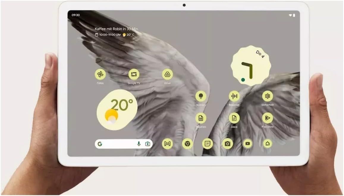 Google Pixel 10.95" Tablet with Speaker Dock 8GB RAM 256GB Android Cream