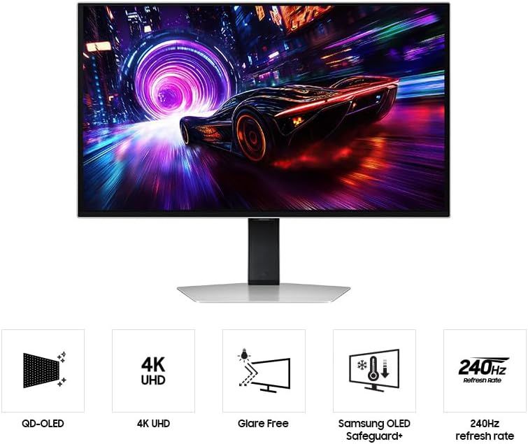 Samsung Odyssey G81SF 27" 4K Ultra HD OLED Gaming Monitor 240Hz 0.03ms