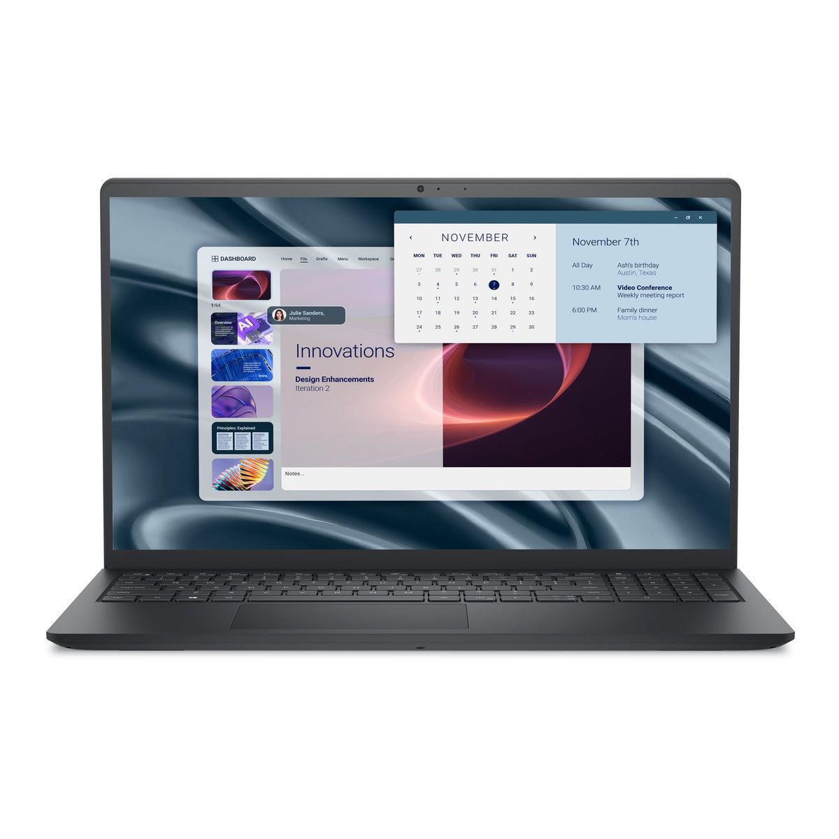 Dell Pro 15 Essential PV15255 15.6" Ryzen 5 7520U 8GB RAM 512GB SSD Win 11 Pro
