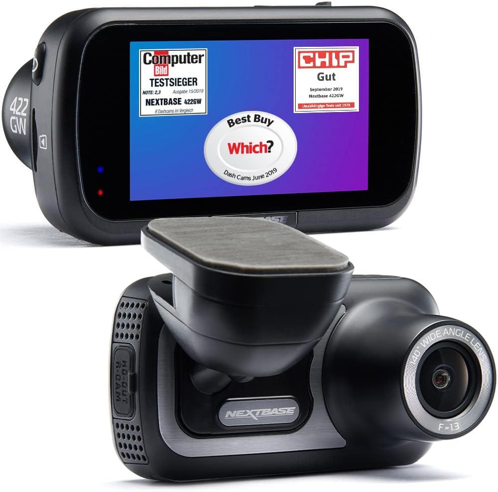 Nextbase 422GW Dash Cam 2.5" Touchscreen 2K resolution Built In Alexa
