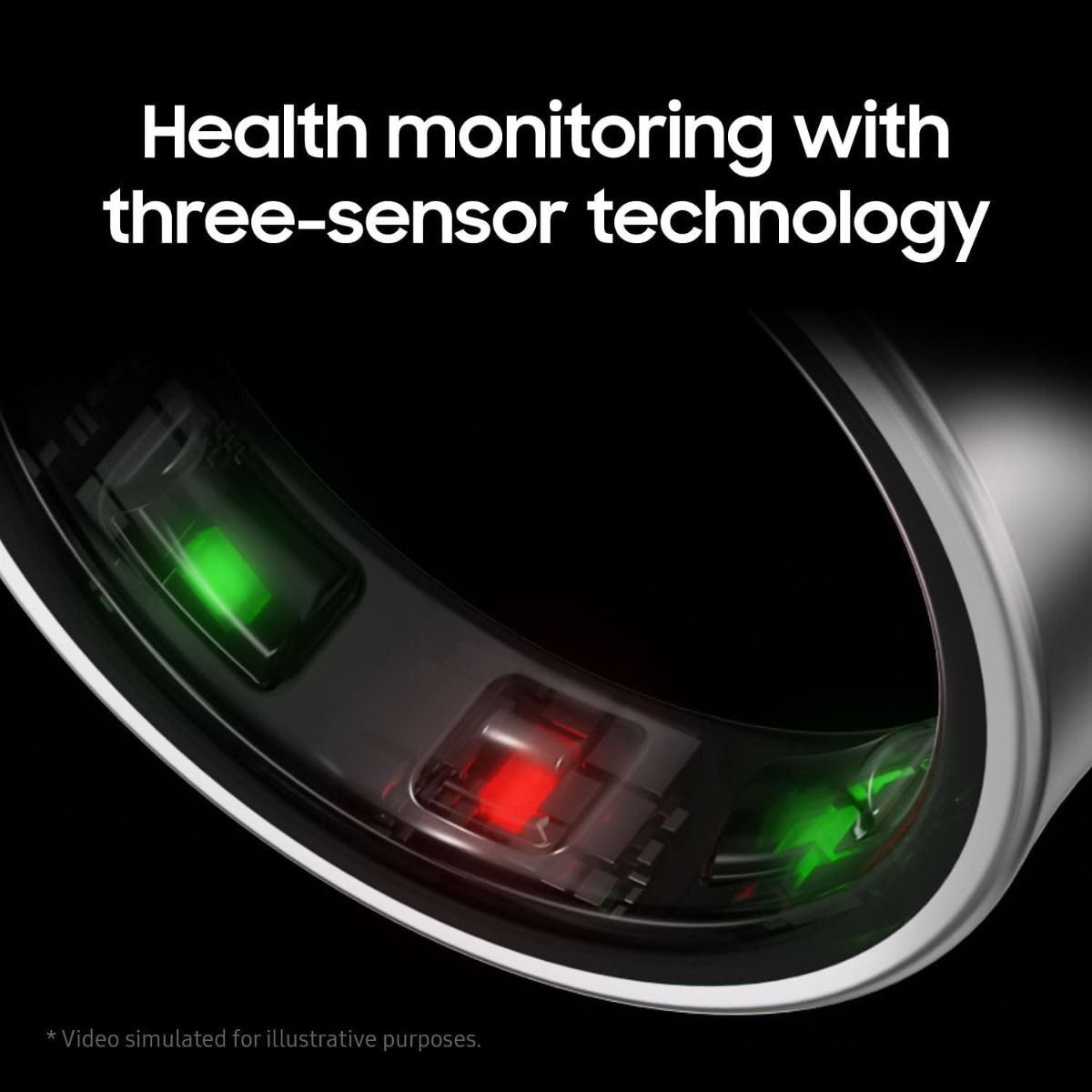 Samsung Galaxy Ring AI-Powered Health Tracking Size 9 Silver