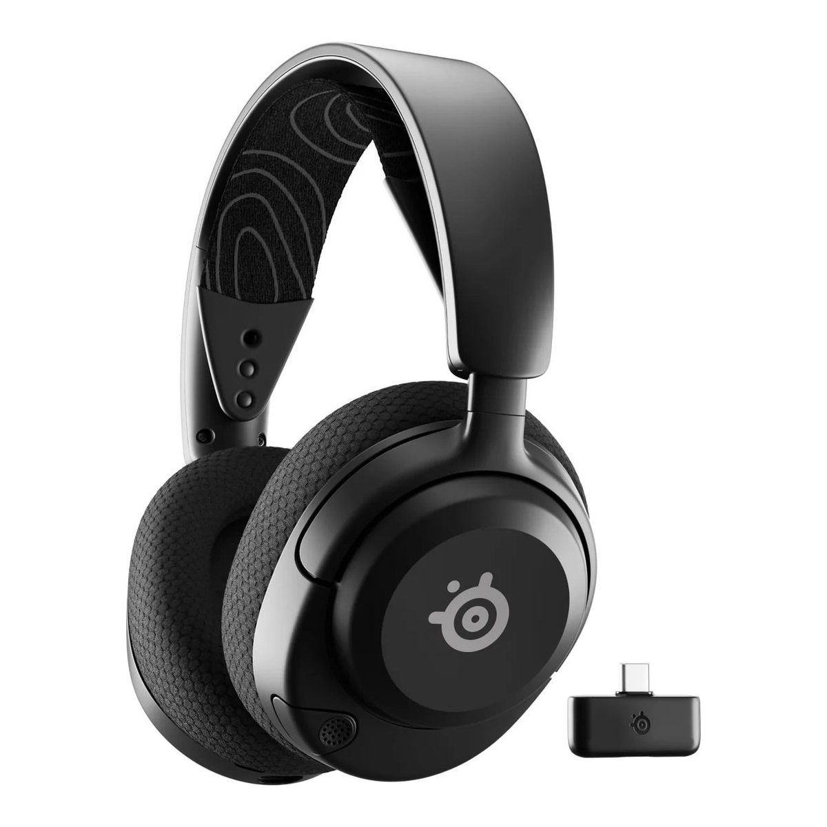 SteelSeries Arctis Nova 5 Wireless Gaming Headset with USB-C Dongle in Black