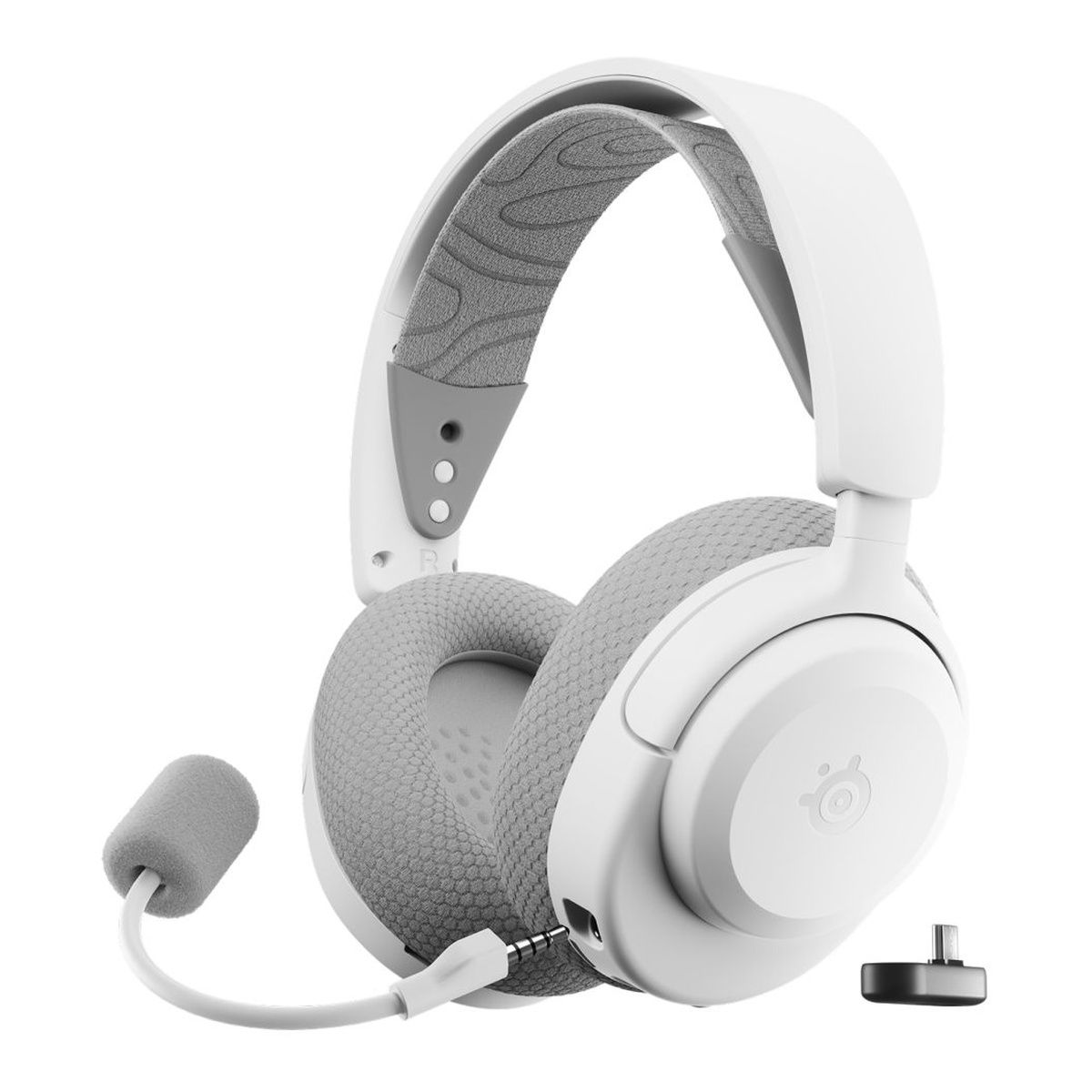 SteelSeries Arctis Nova 3X Wireless White Gaming Headset 40mm Drivers