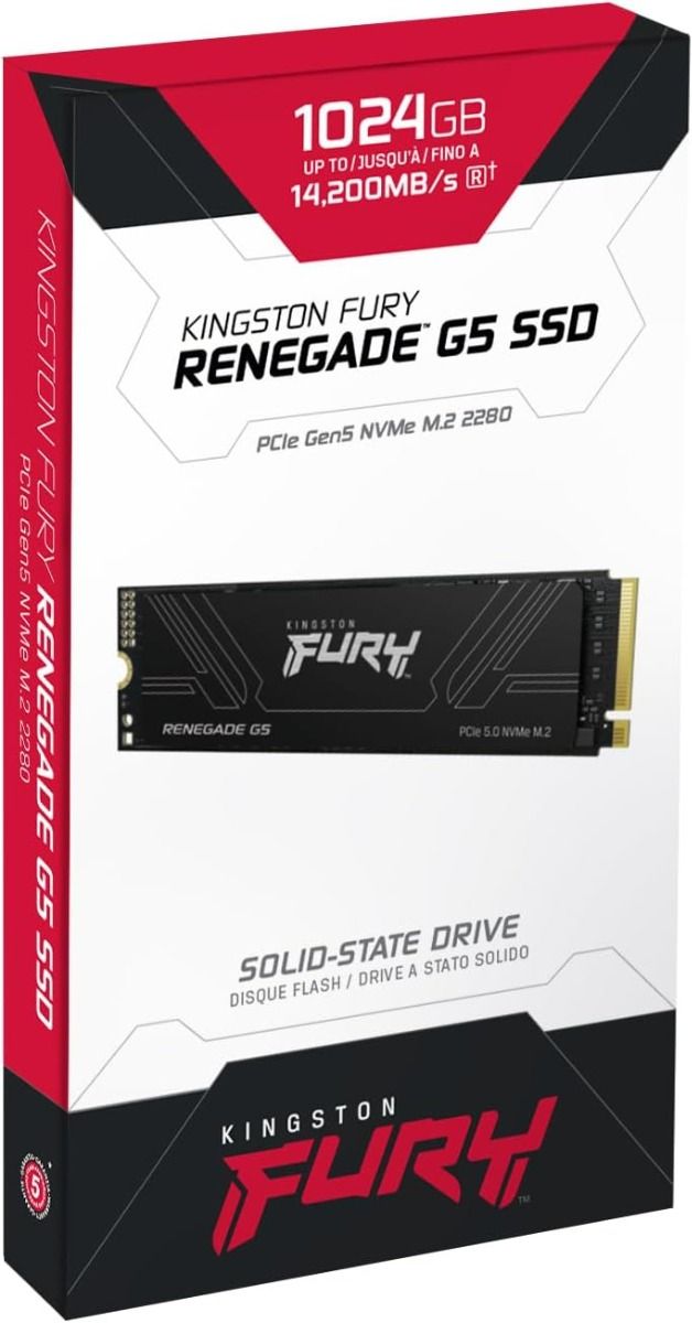 Kingston FURY Renegade G5 PCIe 5.0 1TB NVMe M.2 2280 SSD