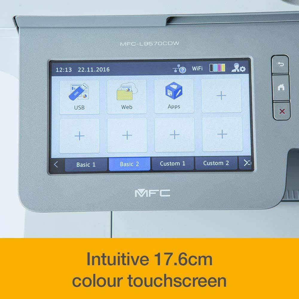 Brother MFC-L9570CDW Wireless Colour Laser Printer Built in NFC and Touchscreen