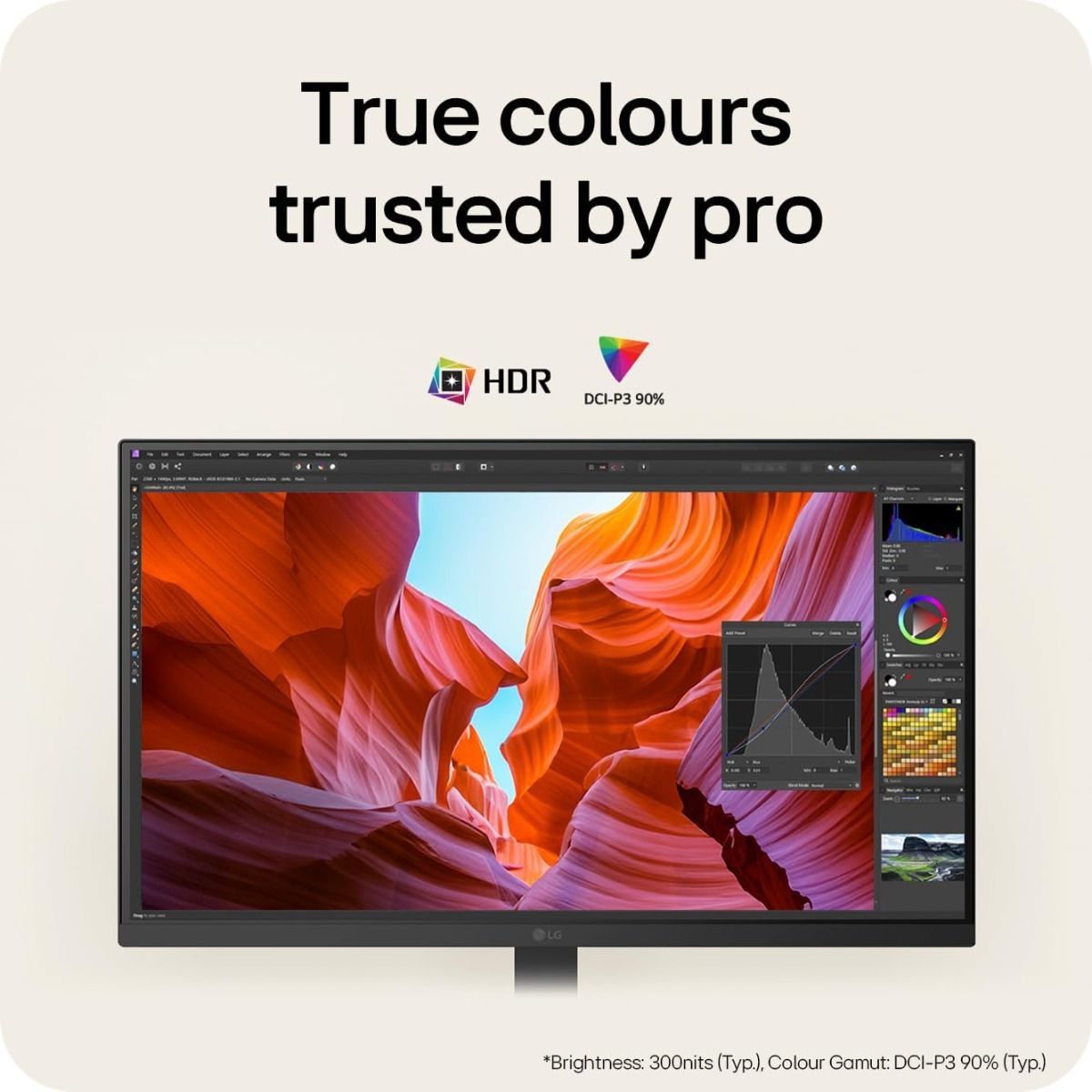 LG UltraFine 27U730A-B 27" 4K Ultra HD Monitor HDR 10 USB-C