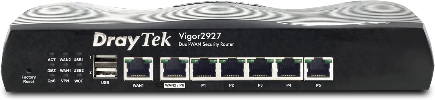 DrayTek Vigor 2927 1Gb Ethernet Dual-WAN Firewall VPN Router
