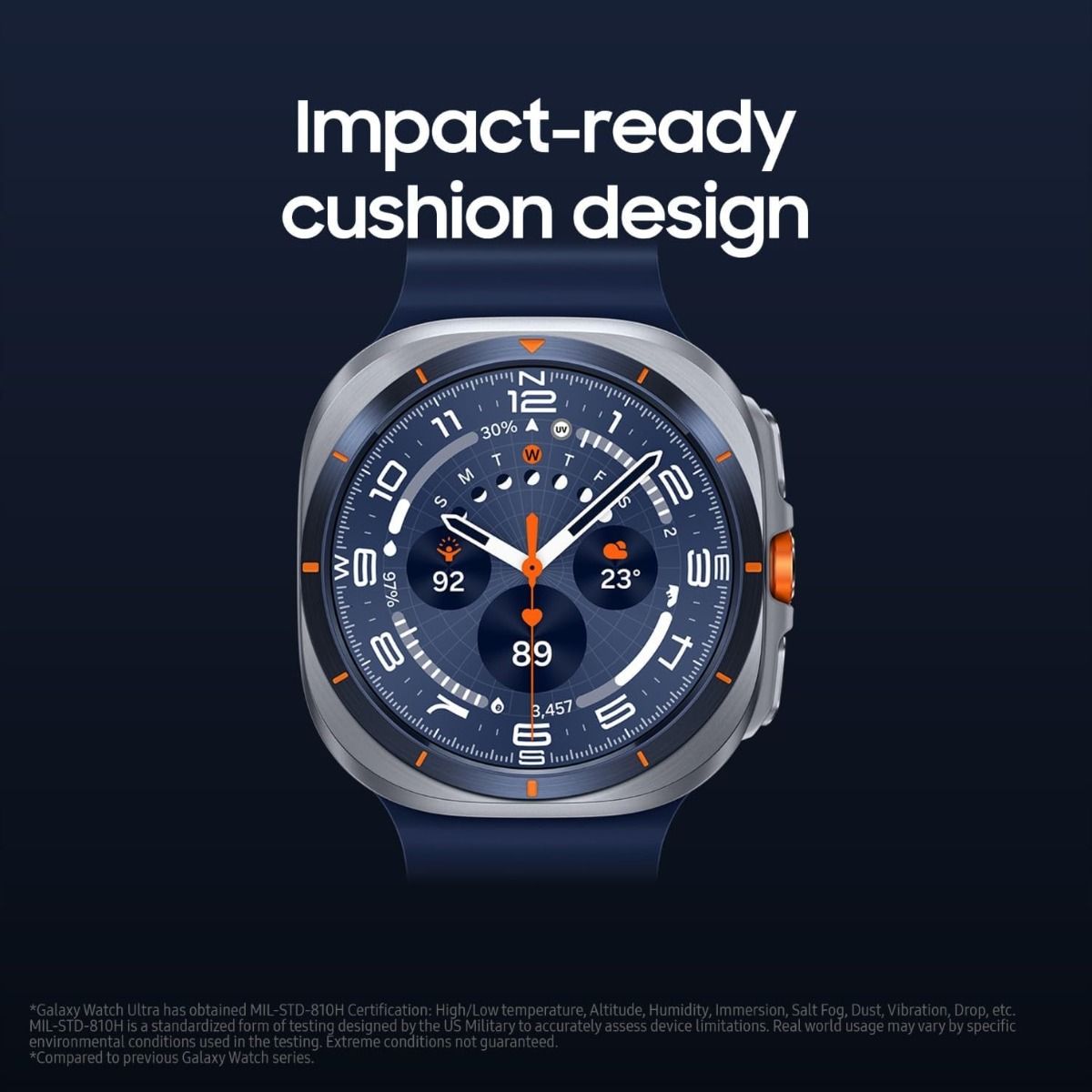 Samsung Galaxy Watch Ultra LTE 47mm 1.5" Super AMOLED Titanium Blue