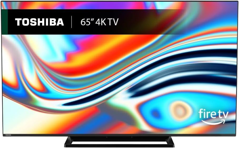 Toshiba Fire TV 65" 4K Ultra HD HDR and Dolby Atmos Support Built In Alexa
