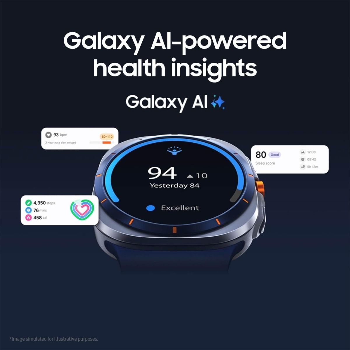 Samsung Galaxy Watch Ultra LTE 47mm 1.5" Super AMOLED Titanium Blue