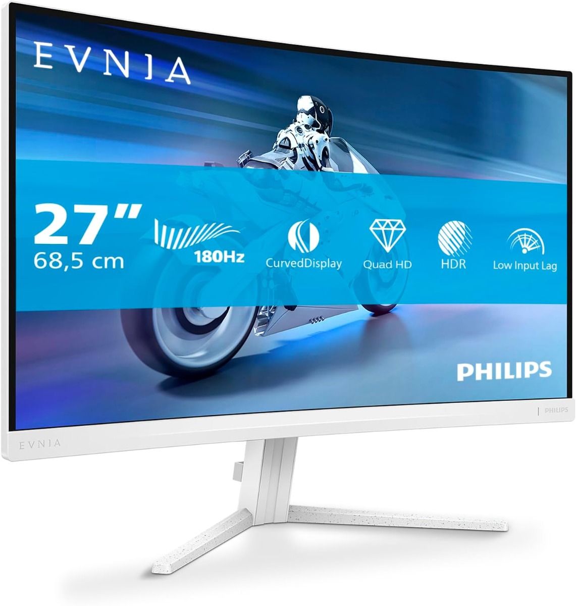 Philips Evnia 5000 27" Quad HD Curved Gaming Monitor 180Hz 0.5ms Response