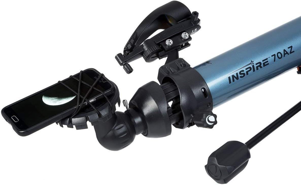 Celestron Inspire 70AZ 70mm Refractor Telescope Height Adjustable Blue