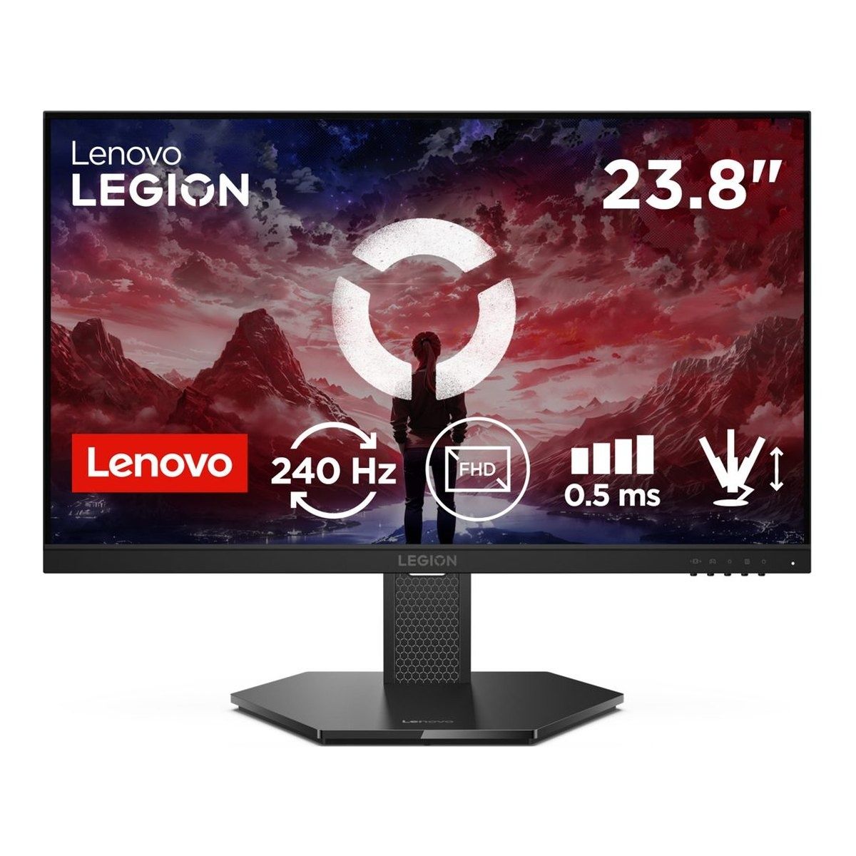 Lenovo Legion 24-10 23.8" FHD IPS 240Hz Gaming Monitor Height Adjustable
