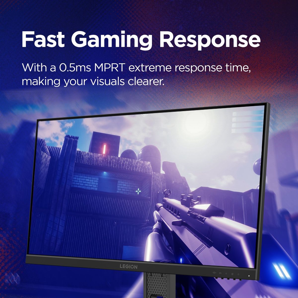 Lenovo Legion 24-10 23.8" FHD IPS 240Hz Gaming Monitor Height Adjustable
