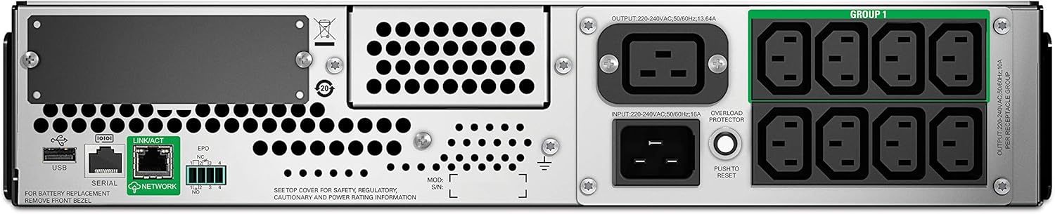 APC SMT2200RMI2UC 2200VA Smart-UPS Rackmount 2U with LCD Display