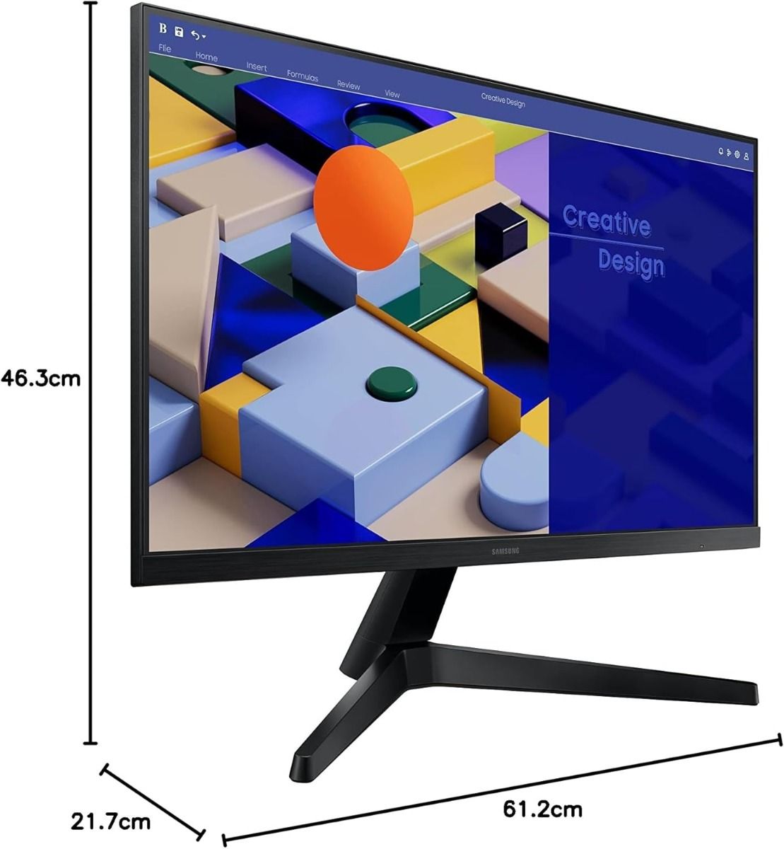 Samsung S27C310EAU 27" Full HD Monitor 75Hz Refresh Wall Mountable