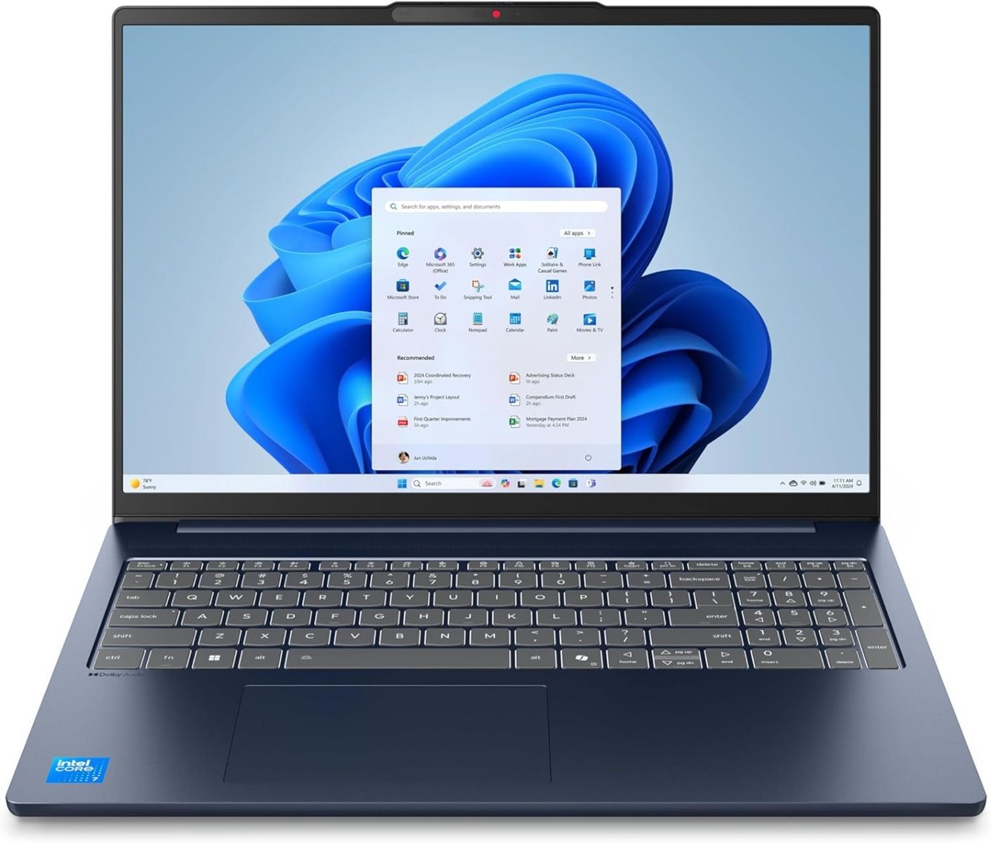 Lenovo IdeaPad Slim 5 16IRH10 16" Laptop Intel Core i5 16GB RAM 1TB SSD Blue