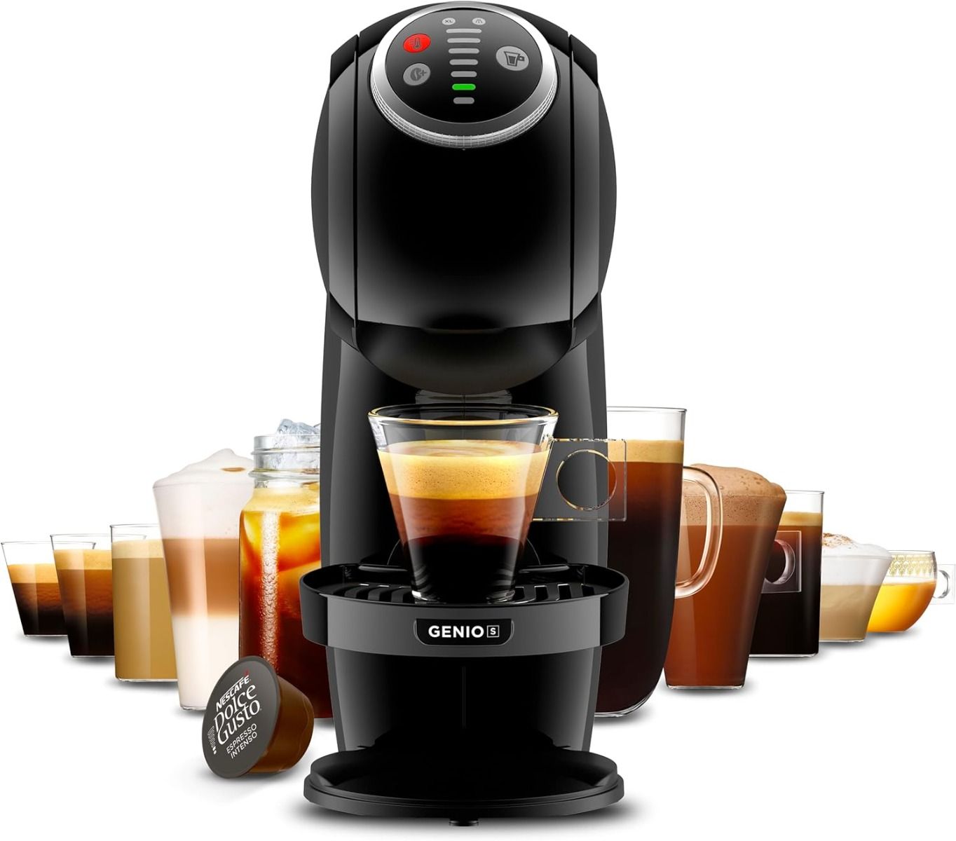 De'Longhi Dolce Gusto Genio S Plus Coffee Machine - Black