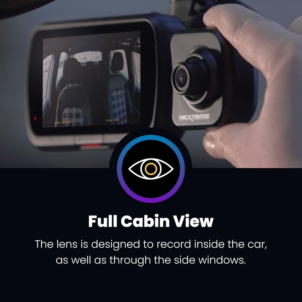 Nextbase Cabin View Camera 140 Degree FOV Up to 1080p