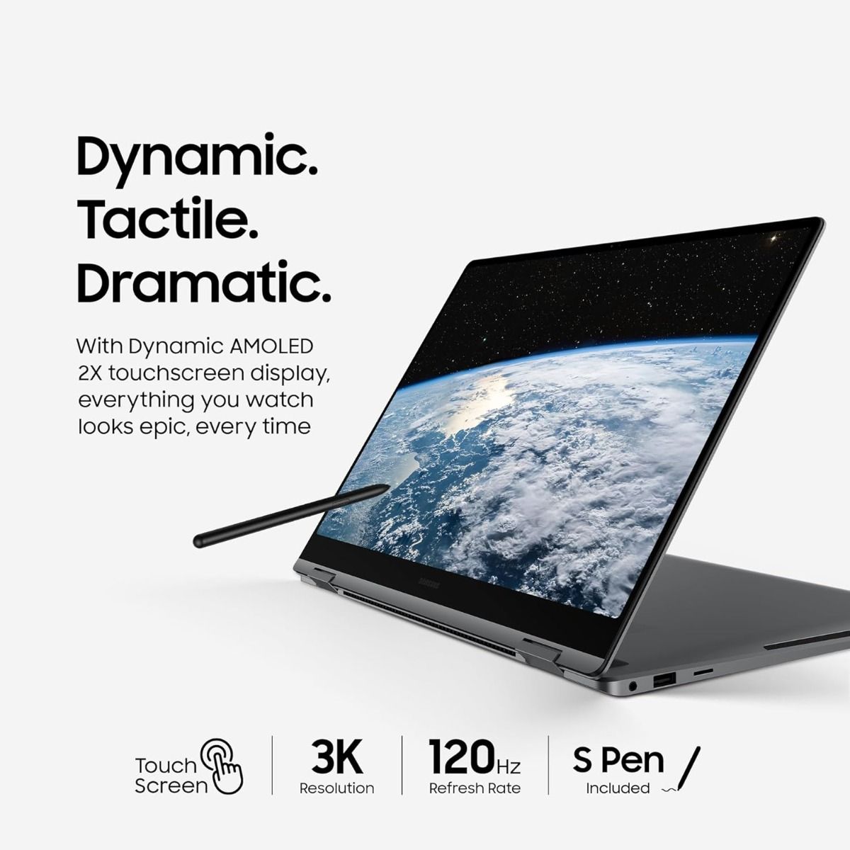 Samsung Galaxy Book5 Pro 360 16" 2-in-1 AMOLED Laptop Intel Core Ultra 7 16GB RAM 512GB SSD
