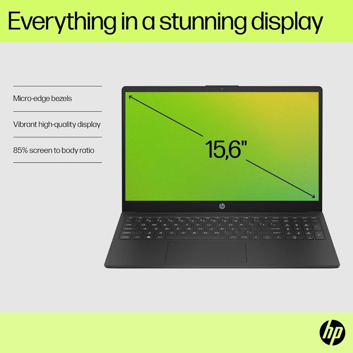 HP 15-fd0070na 15.6" Full HD Laptop Intel N100 8GB RAM 128GB Storage