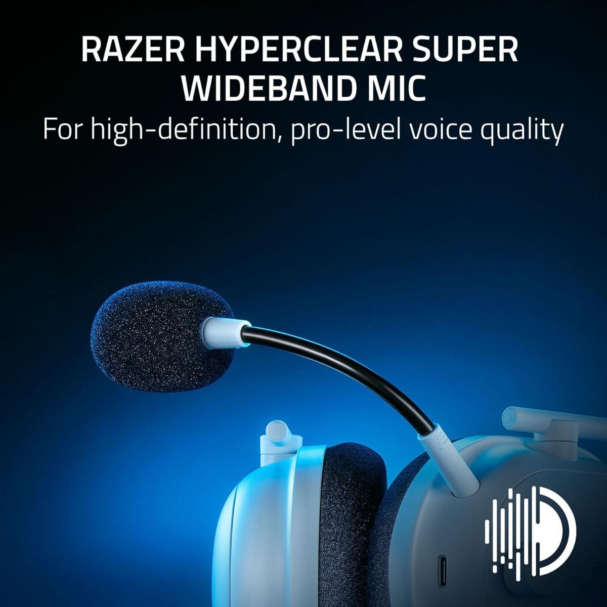 Razer BlackShark V2 Pro Gaming Headset for PlayStation and PC - White
