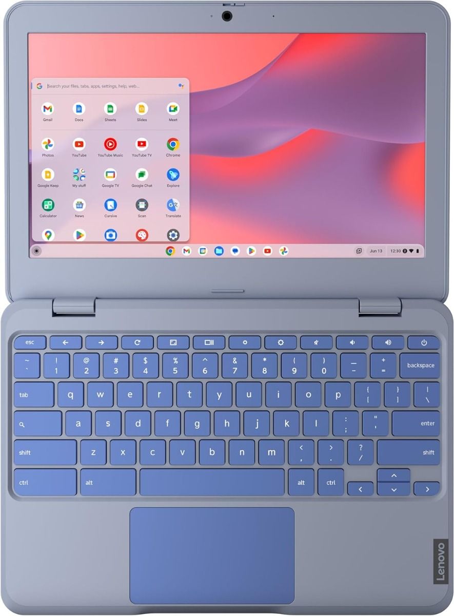 Lenovo 100e Chromebook Gen 3 11.6" Laptop Intel N4500 4GB 64GB ChromeOS Blue