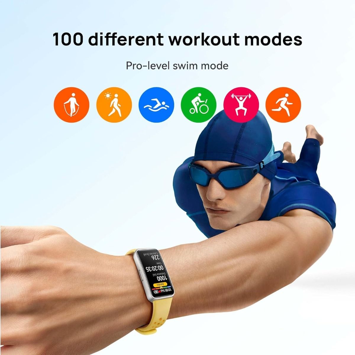 Huawei Band 9 Watch 1.47" AMOLED Display Health and Fitness Monitoring Pink