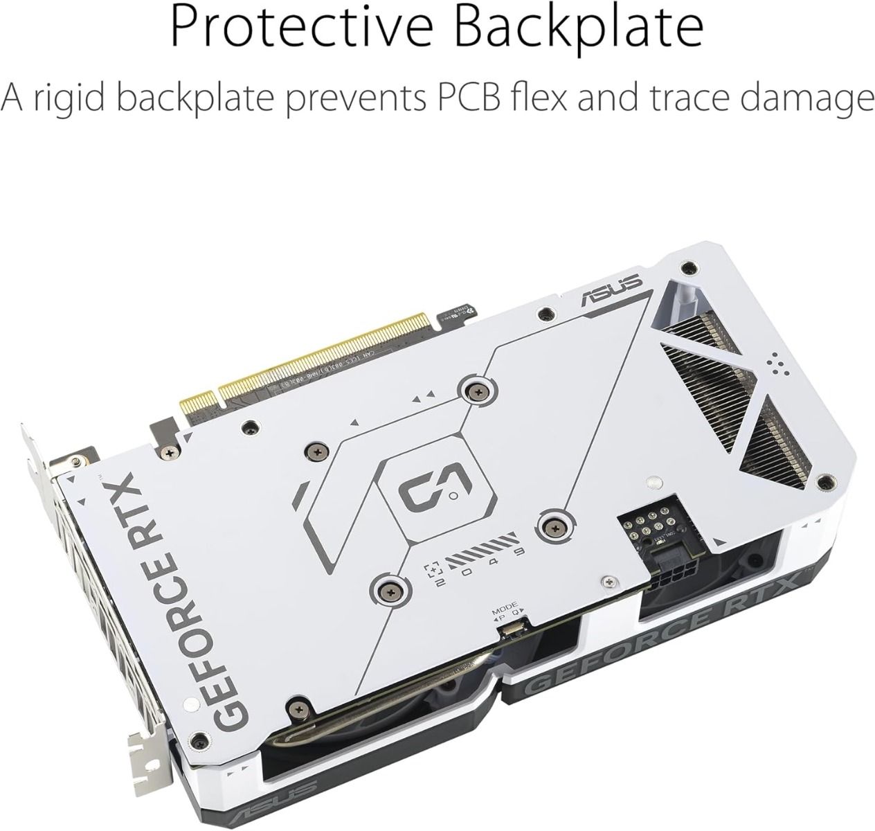 ASUS Dual GeForce RTX 4060 White OC Edition 8GB GDDR6 2.5 Slot Design