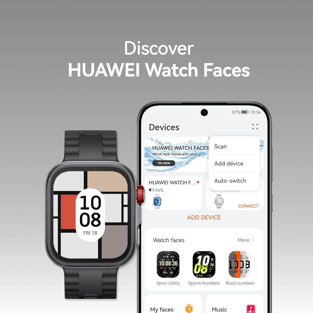 Huawei Watch Fit 4 Pro 1.82" AMOLED Smart Watch HarmonyOS Green