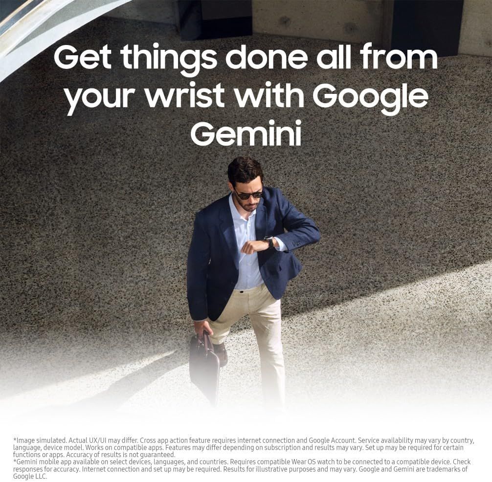 Samsung Galaxy Watch8 Classic LTE 46mm AMOLED Display Rotating Bezel - Black
