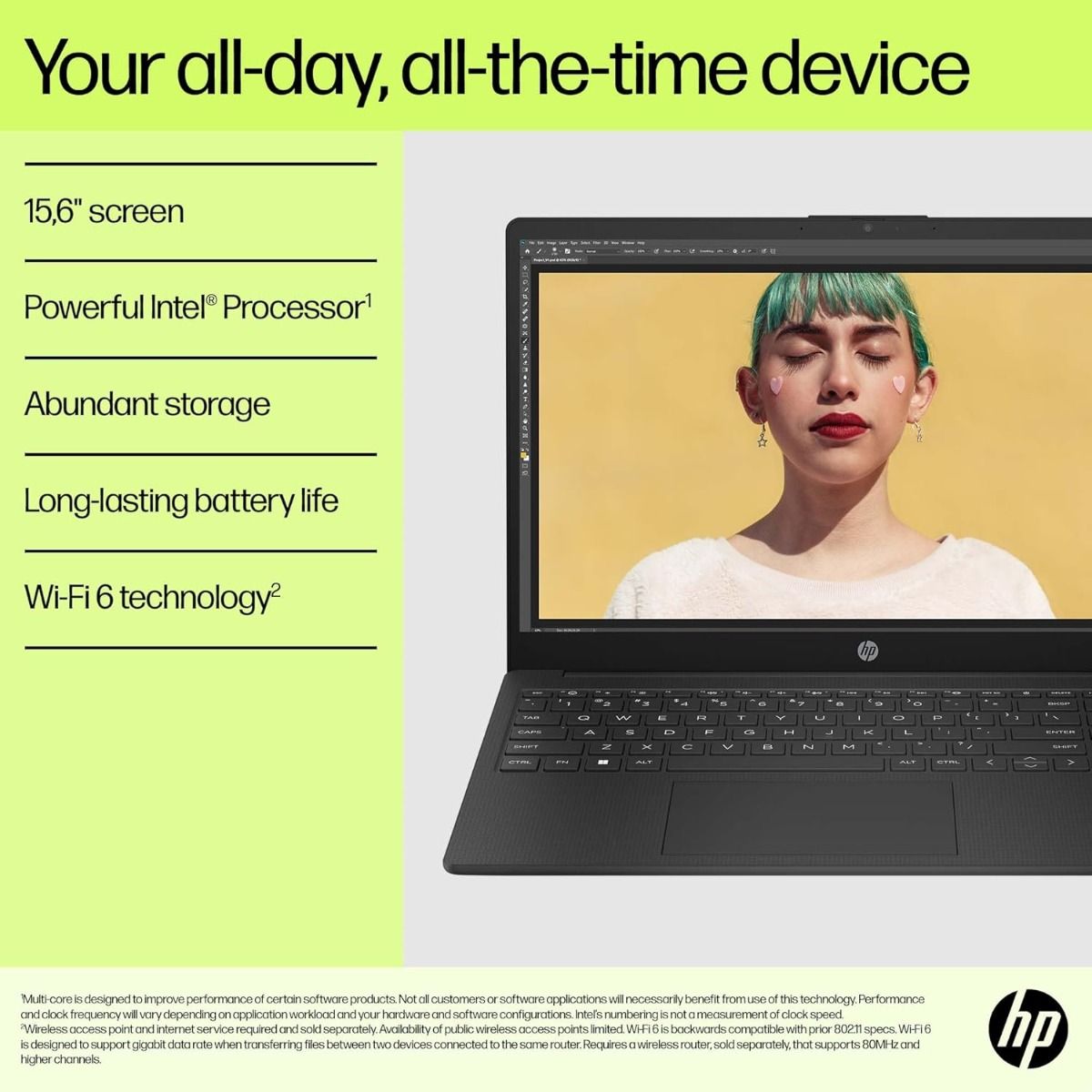 HP 15-fd0070na 15.6" Full HD Laptop Intel N100 8GB RAM 128GB Storage