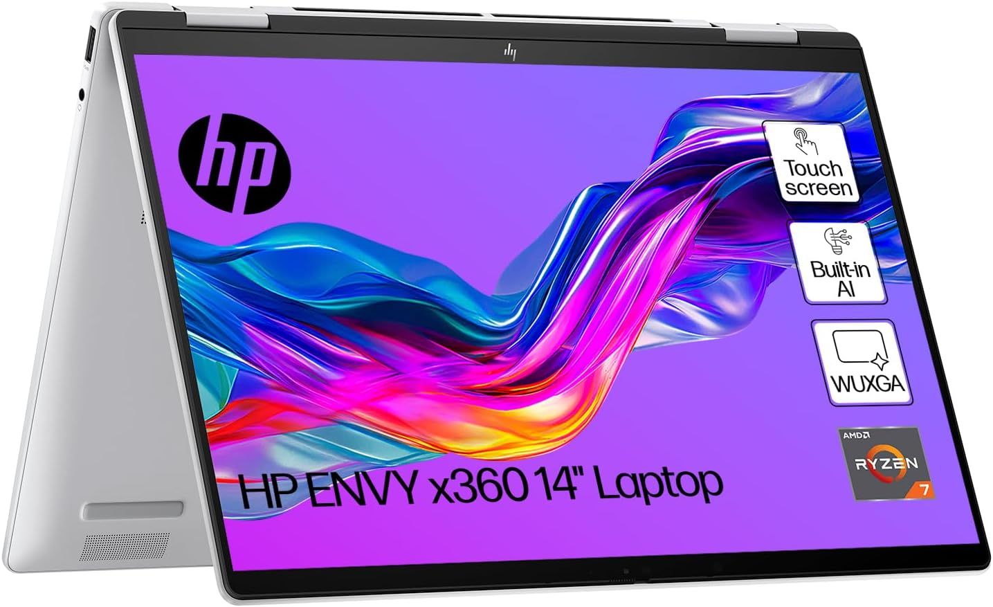 HP Envy x360 14-fa0501sa 14" 2-in-1 Laptop AMD Ryzen 7 16GB RAM 512GB SSD
