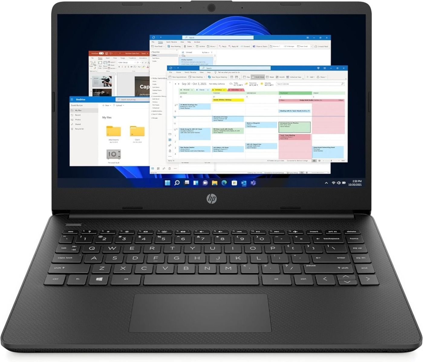 HP 14s-dq3500sa 14" Laptop Intel N4500 4GB RAM 64GB SSD
