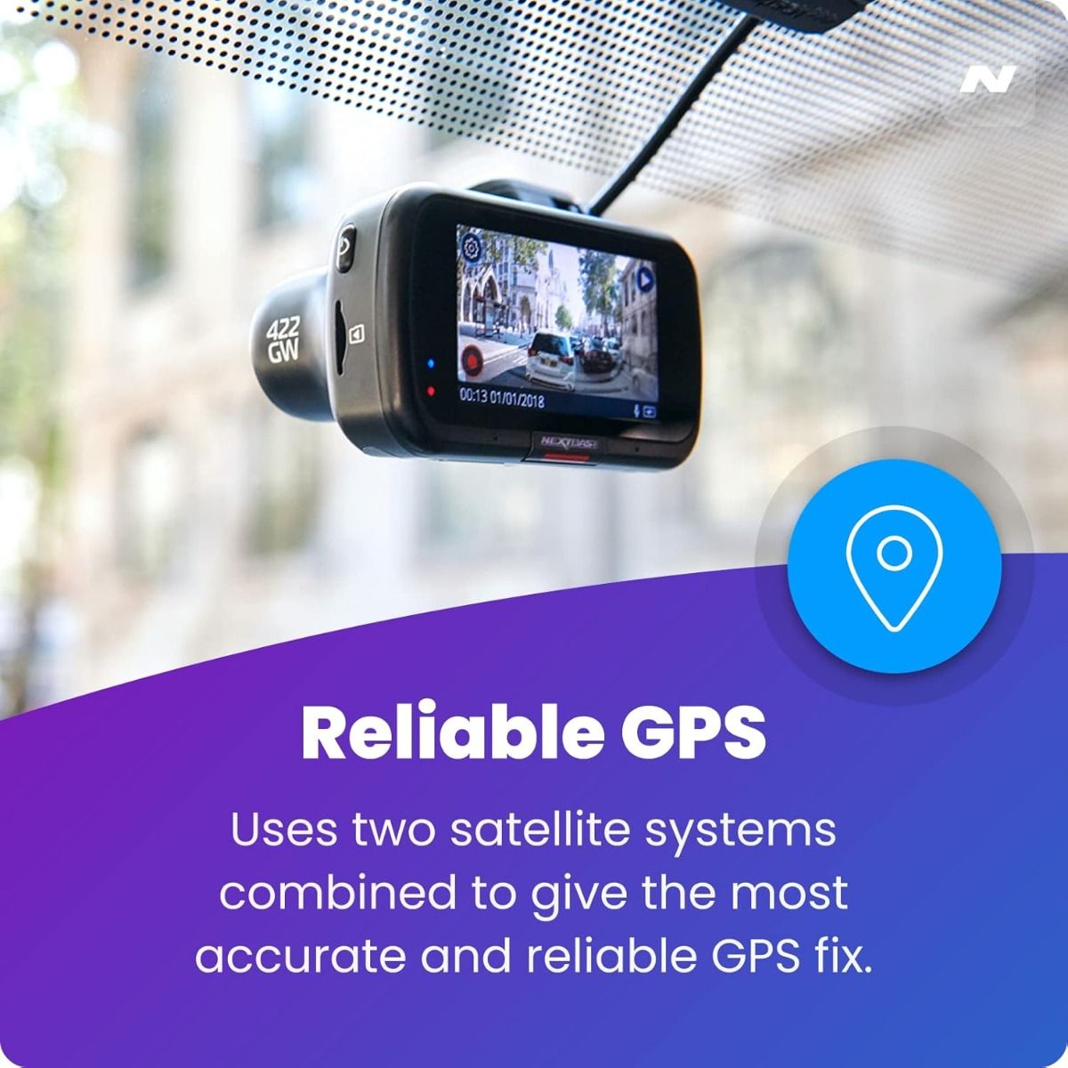 Nextbase 422GW Dash Cam 2.5" Touchscreen 2K resolution Built In Alexa