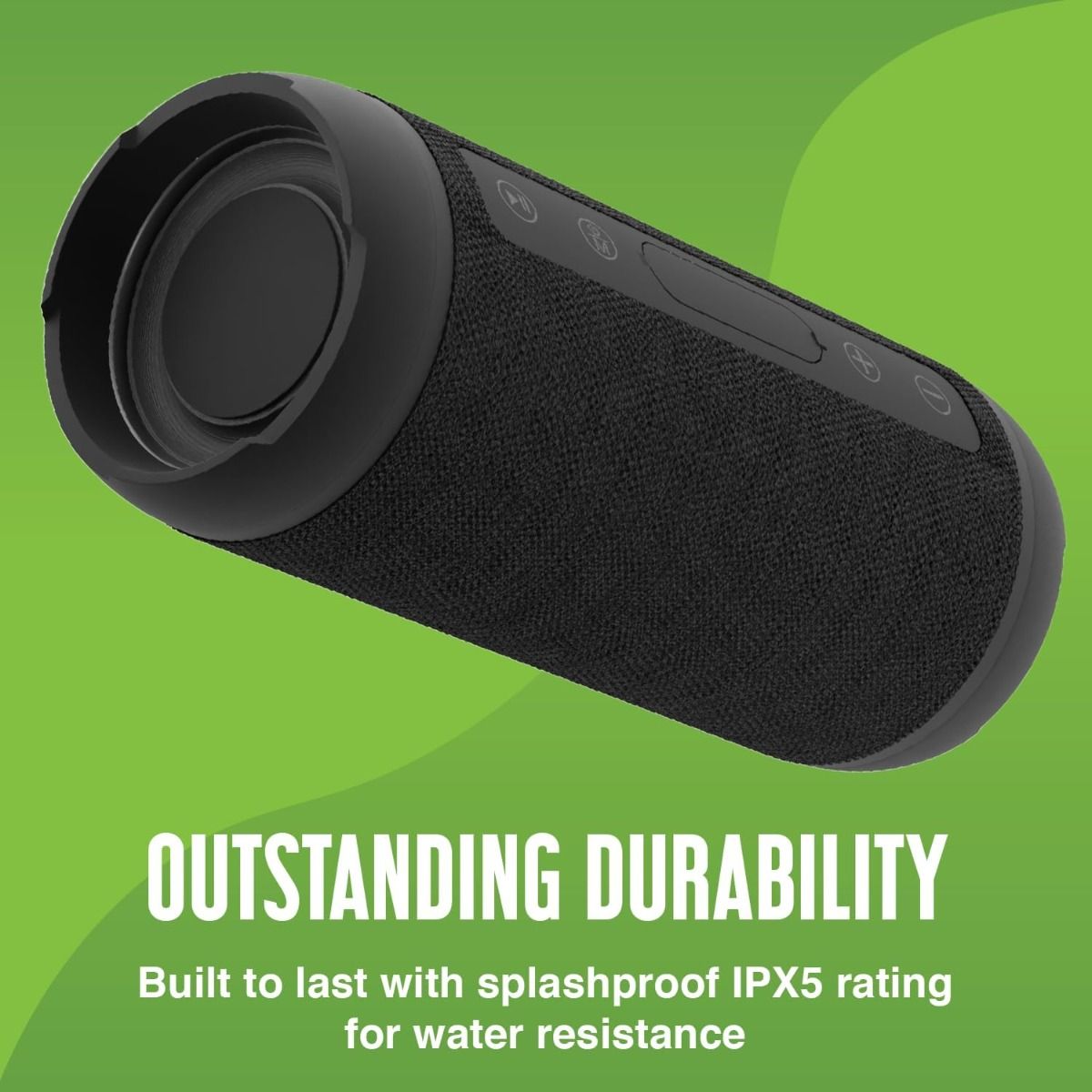 Juice Boom Pro Bluetooth Speaker with 3.5mm Aux Input - Black