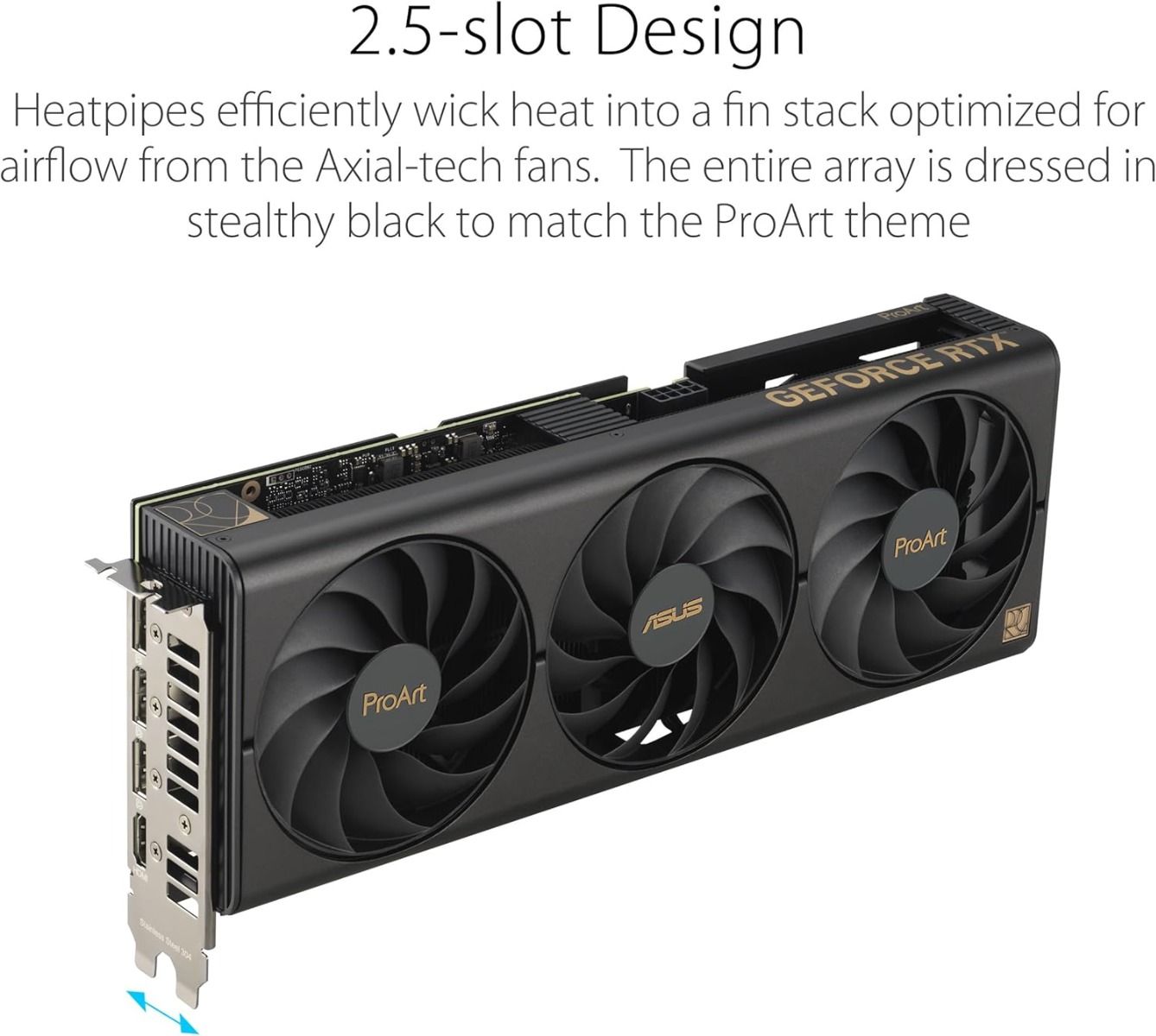 ASUS ProArt RTX 4070 Super 12GB OC Edition Graphics Card 12GB GDDR6X PCIe 4.0