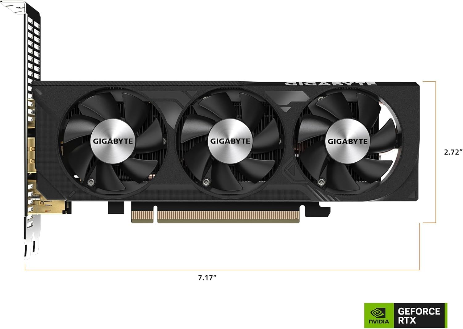 Gigabyte Nvidia GeForce RTX 4060 OC Low Profile 8GB GDDR6 Graphics Card