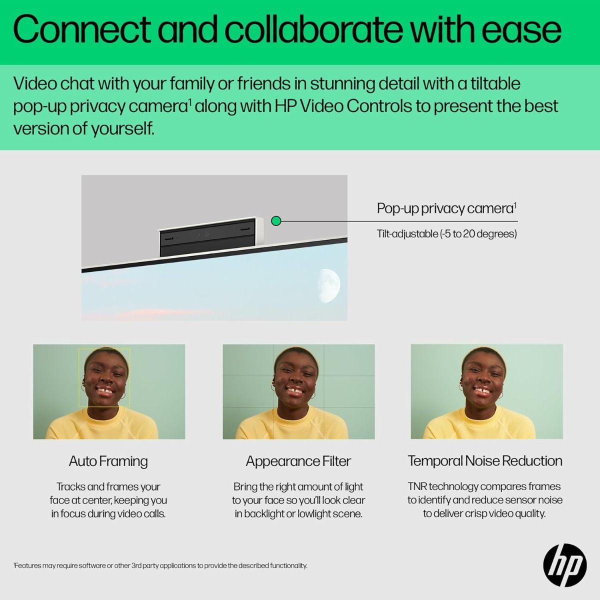 HP 24-cr0059na 23.8" All-in-One PC Intel Core i3 8GB RAM 256GB SSD White
