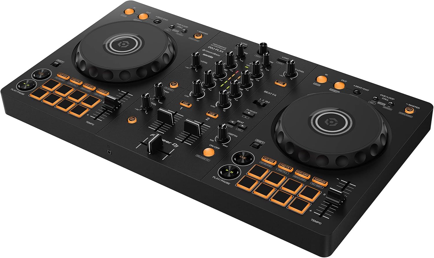 Pioneer DDJ-FLX4 DJ Controller Rekordbox, Serato and djay Compatible
