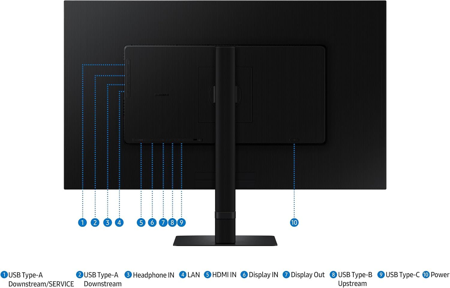 Samsung Viewfinity S60UD 32" Quad HD Monitor USB C HDR10