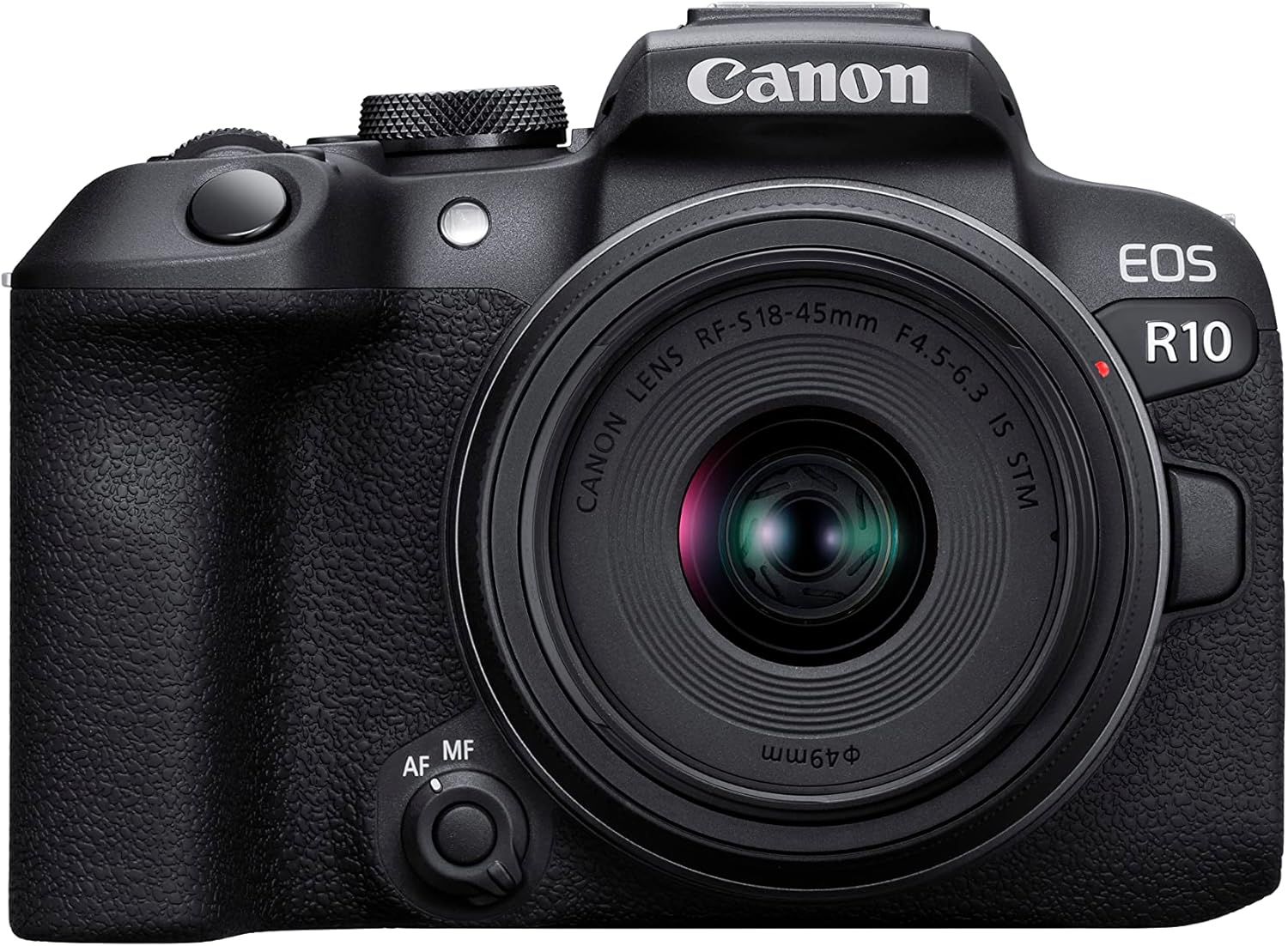 Canon EOS R10 Mirrorless Camera with RF-S 18-45mm IS STM Lens