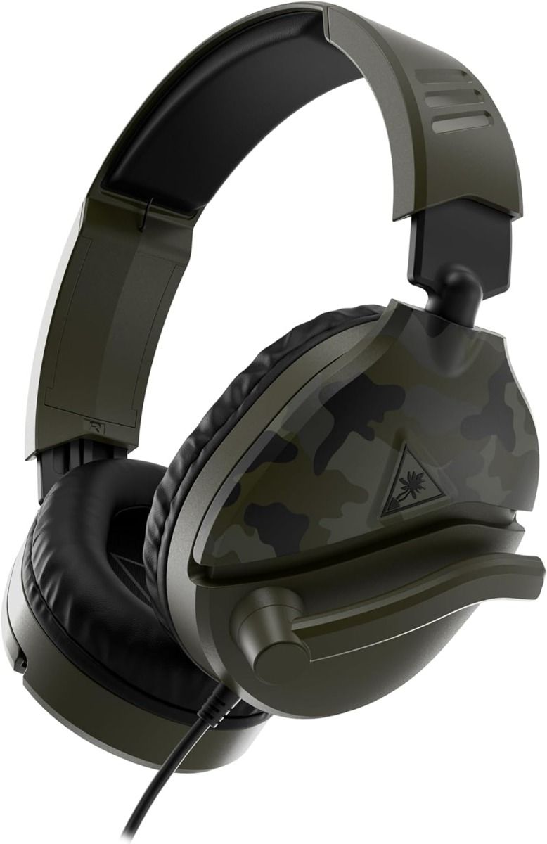 Turtle Beach Recon 70 Wired Gaming Headset Camo Green for Console and PC