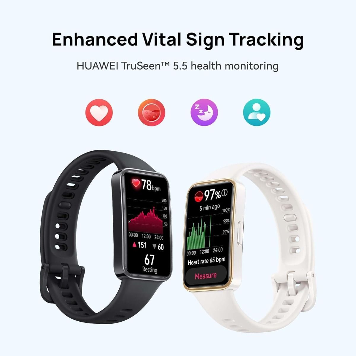 Huawei Band 9 Watch 1.47" AMOLED Display Health and Fitness Monitoring Pink