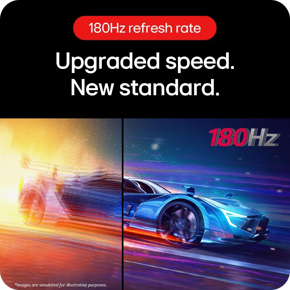 LG UltraGear 24GS60F-B.AEK 23.8" Full HD Gaming Monitor 180Hz Refresh 1ms HDR10