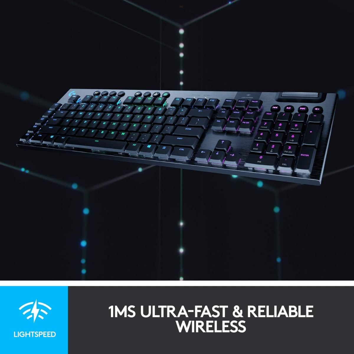 Logitech G915 LIGHTSPEED Wireless Mechanical Gaming Keyboard GL Tactile Switches